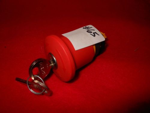Eaton m22 wide stop push button key lock / release  no reserve!#0065 for sale