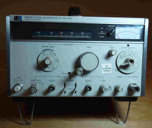 Hp 8654b rf signal generator, 10 - 520 mhz, tested for sale