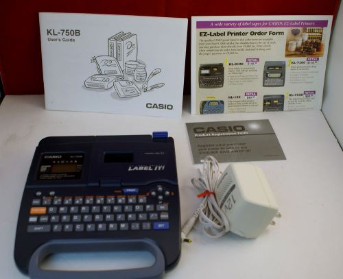 Casio ez label printer in good working condition w ac adapter. for sale