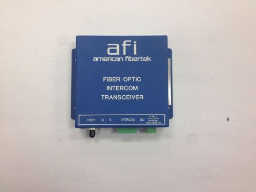AFI American fibertek Dukane Fiber Optic Intercom receiver MT89D