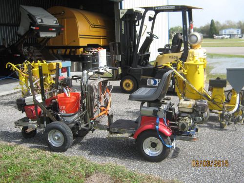3 Striping Machines with Beeders Complete System Plus Spare Parts