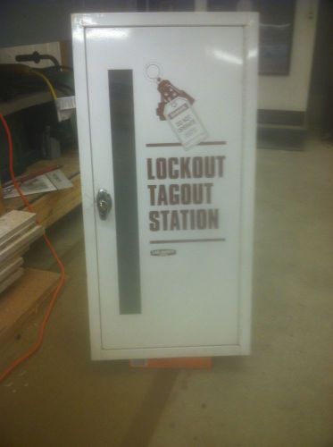 Lockout/Tagout Cabinet, See Grainger 3WPN9, Unused Surplus, With Lock and Key