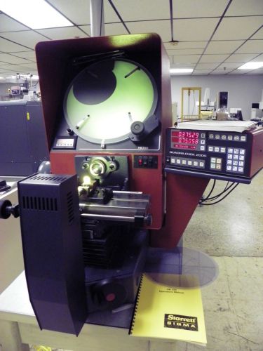 14&#034; starrett hb350 bench top optical comparator with dro, 10x for sale