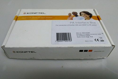 Konftel 900102087 PA Interface Box 300/300IP Audio Conferencing Systems