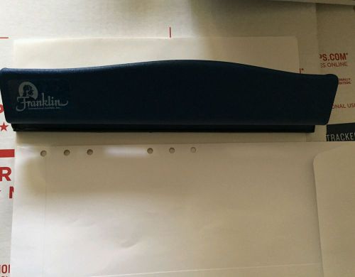 Authentic Franklin Compact Planner Blue 6-Hole Punch
