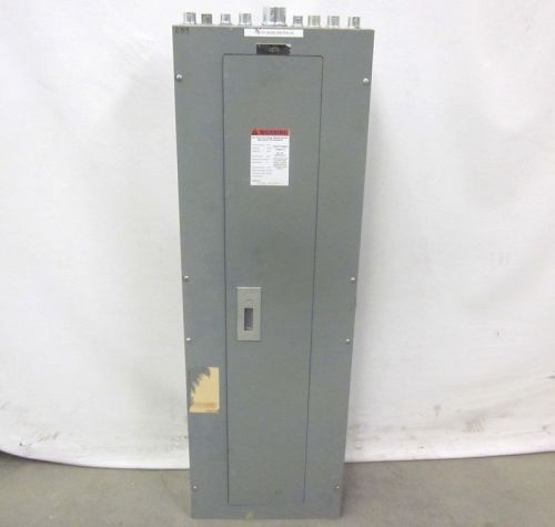 Square d nqod 150-amp main circuit breaker panelboard enclosure 3ph 42-slot for sale