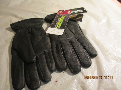 Superior 378BDFTLM Clutch Gear Grain Deerskin Leather Mens Glove with Winter Thi