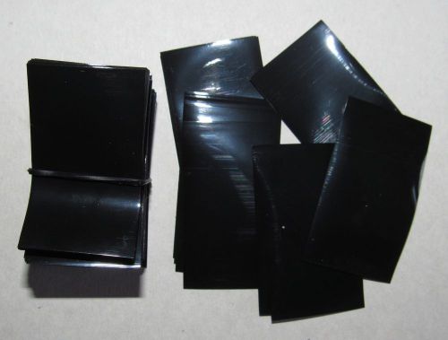 [100] heat shrink wrap band round bottle tamper seal 48 x 28mm - black for sale