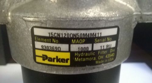PARKER Hydraulic Filter Housing 15CN120QN50M4M411