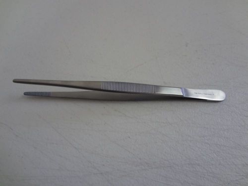 Thumb Dressing Forceps 7&#034; Serrated German Stainless Steel CE Surgical