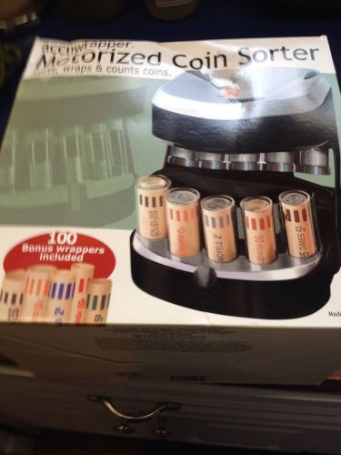 Mag-Nif Accu Wrapper Automatic Coin Counter Sorter Piggy Bank Tubes Motorized