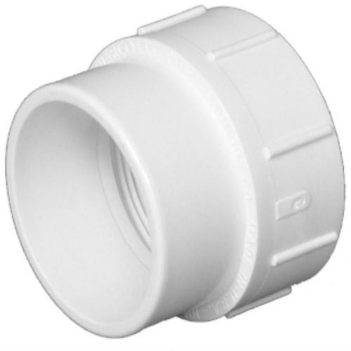 Charlotte 2&#034; PVC Clean Out Adapter SPG x FPT DWV 05923 Series 105
