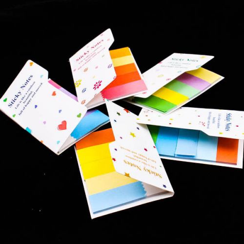 Cute Rainbow Sticker Maker Post-it Notes Bookmark Memo Flags Sticky Index A0524