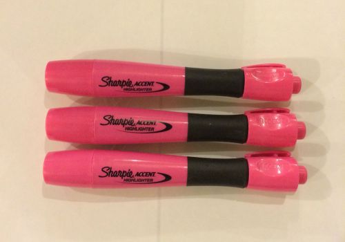 Sharpie Accent Highlighter 21975- Pink - Chisel Tip- 3 each