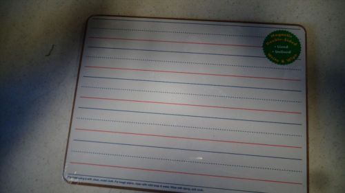 Magnetic Dual Sided Lined and Unlined Dry Erase Lapboard