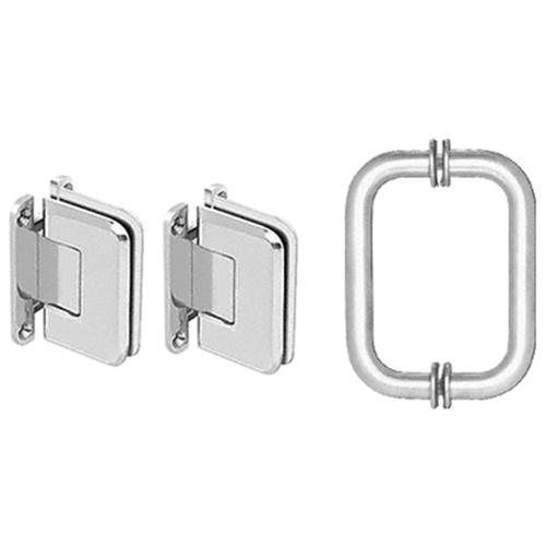 Crl chrome pinnacle shower pull and hinge set for sale
