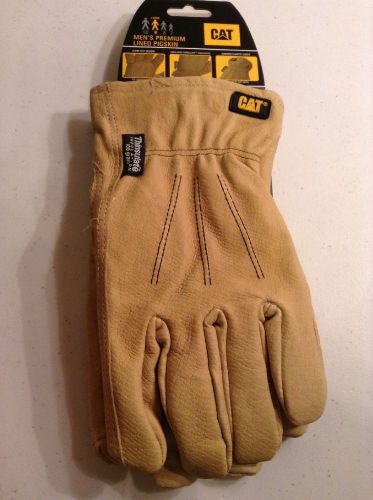 New!! Premium Grain Pigskin 3M Thinsulate Lined Gloves. Large   D64