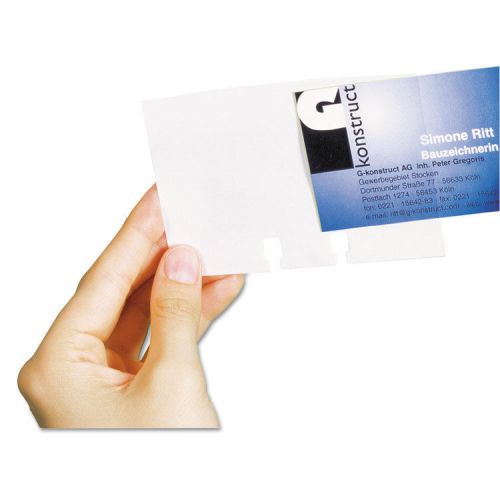 Visifix double-sided business card refill sleeves, 40/pack for sale