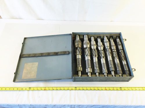 Set of 7 large machinist reamers for sale