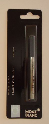 Genuine Mont Blanc Mystery Black Medium Ballpoint Pen Refills, New Orig. Package
