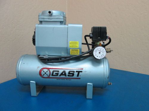 GAST DOA-P710T-AA Electric Air Compressor,Tank Mounted