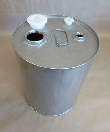 5 gallon stainless steel closed top drum with handle for sale