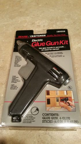 Sears CRAFTSMAN HOT MELT GLUE GUN INDUSTRIAL With Glue Sticks-NEW