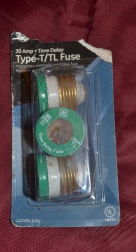 GE 3-Pack 30 Amp Type T/TL Screw In Time Delay Plug Fuses 125 Volt AC