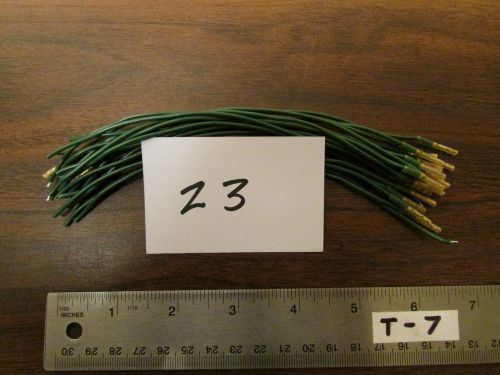Bag of 23 green 6-inch female connector jumpers nos for sale