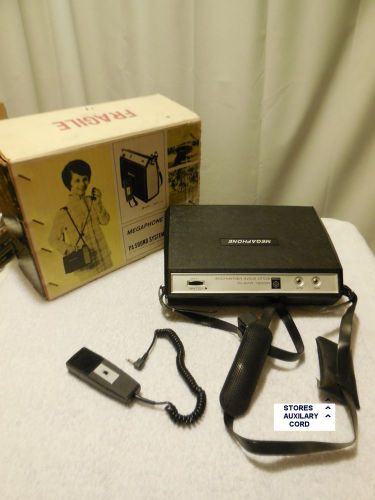 Vintage fanon portable megaphone pa sound system ( model mvs-10 ) 600 yard range for sale