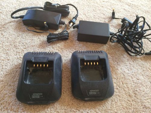 Pair of Kenwood KSC-25 Chargers