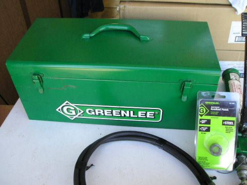 Greenlee 1725 hydrulic foot pump w/greenlee 746 ram and foot pump,fast shipping for sale
