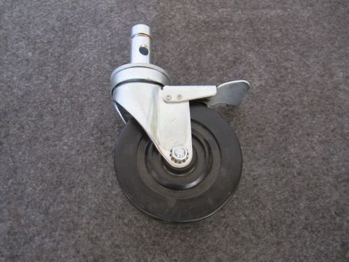 set of 2 colson 5 inch wheel caster swivel lock