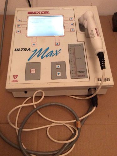 Excel Ultra SX Ultra Max Therapy Ultrasound Unit Chiropractic Therapeutic