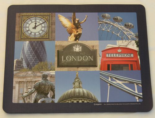 London mouse mat with photos of famous sights, new england souvenir mouse pad for sale