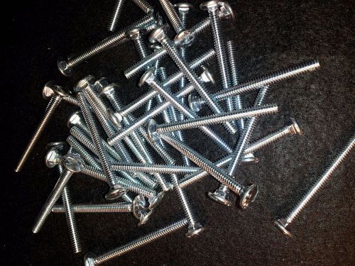 10-24 x 2-1/4 carriage bolt steel zinc plated (200 ea) pinball screws for sale