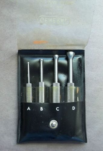 General Tool No. S-96 4-Piece Hole Gage Set .125 to .500 NICE