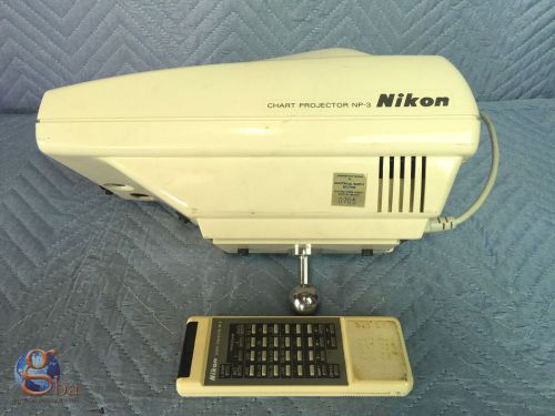 Nikon Eye Exam Auto Chart Projector NP-3 with Remote