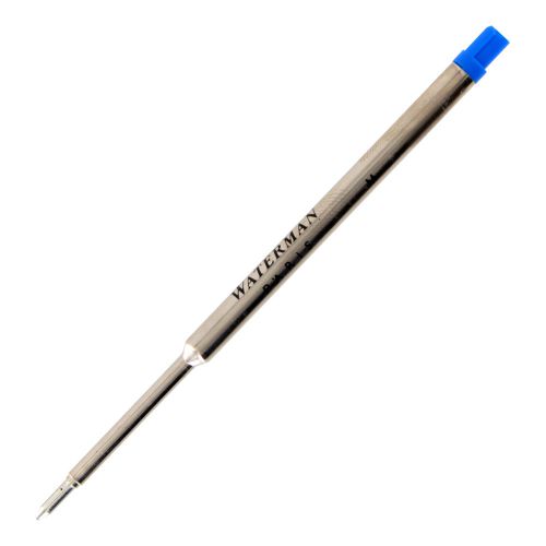 Waterman Ballpoint Pen Refill, Medium Point, Blue Ink, Each (83426)