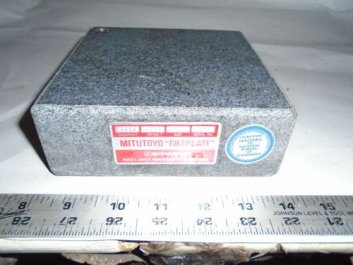 MACHINIST TOOLS LATHE MILL Micro Small Mitutoyo Granite Surface Platee 6 X 6