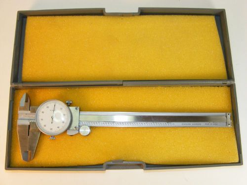 6&#034; INCH LOADING RELOADING GUNSMITH STAINLESS STEEL DIAL CALIPERS .001&#034;