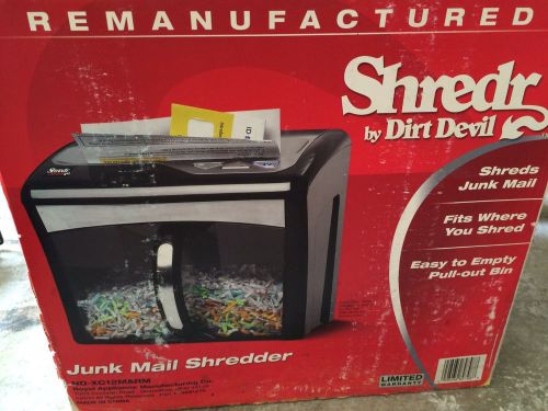 Shredr by Dirt Devil junk mail shredder remanufactured