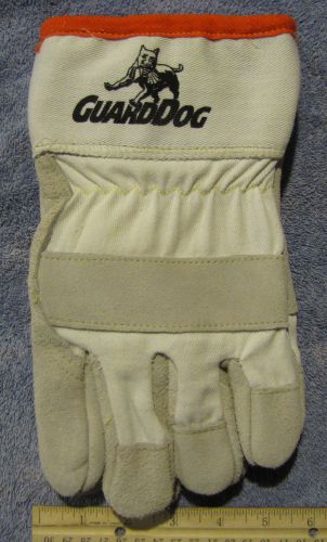 Guard Dog premium fit leather gloves with safety cuff