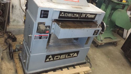 Delta 24&#034; planer with knife grinder 7-1/2 hp 3 phase excellant condition
