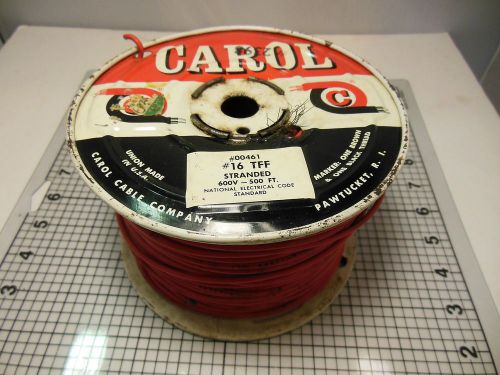 Carol Cable Co. #16 TFF Stranded 600V - Appx. 500 Ft of Wire #00461