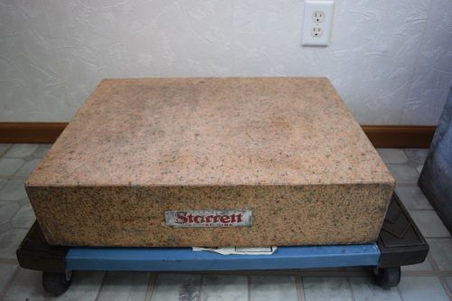 Starrett Pink Granite Surface Plate 24x18x6