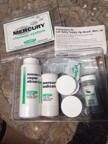 Mercury Cleanup System Lab Safety Supply No. 20876