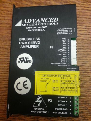 Melco EMC 10/4 EMC10/12 EMT10/12 &amp; EMB10/6 Servo Amplifier