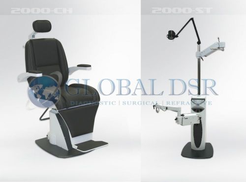 S4OPTIK NEW 2000 Examination Chair w/ 2000 Instrument Stand Package
