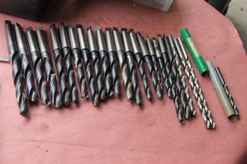 PDT HSS 3MT Twist Drills 15/32&#034; - 63/64&#034;  &amp; 2MT also 2 17/32&#034; x 12&#034; Drills